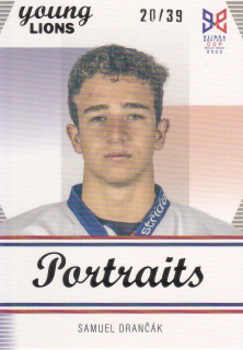 YOUNG LIONS U18 HLINKA/GRETZKY CUP 2023 - Samuel DRANČÁK č. P-11 PORTRAITS Rainbow x/39