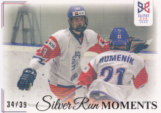 YOUNG LIONS U18 HLINKA/GRETZKY CUP 2023 - Česká radost v duelu s Německem č. SRM-23 Silver Run Moments Rainbow x/39