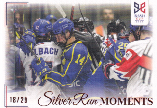 YOUNG LIONS U18 HLINKA/GRETZKY CUP 2023 - Švédové potřebovali vysoké vítězství č. SRM-32 Silver Run Moments Canvas x/29