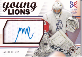 YOUNG LIONS U18 HLINKA/GRETZKY CUP 2023 - Jakub MILOTA č. S-2 AUTOGRAPH x/29