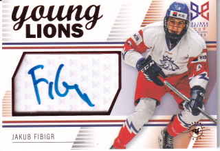 YOUNG LIONS U18 HLINKA/GRETZKY CUP 2023 - Jakub FIBIGR č. S-4 AUTOGRAPH x/29