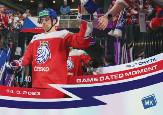 2023 MK Národní tým - Filip CHYTIL č. 124 Game Dated Moment RAINBOW 1of40