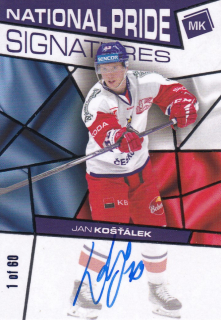 2023 MK Národní tým - Jan KOŠŤÁLEK č. NPS-20 National Pride Signatures x/60