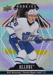 22-23 UD Allure - Nick ABRUZZESE č. 122 ROOKIES