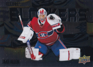 22-23 UD Allure - Jake ALLEN č. BL-27 BLOCKERS