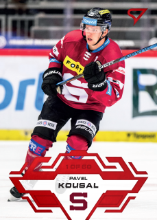 23-24 TELH - Pavel KOUSAL č. 087 GOAL LIGHT 1of60