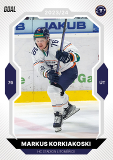 23-24 GOAL Cards - Markus KORKIAKOSKI č. 79
