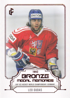 Bronze Medail Memories 1993 30th Anniversary - Leo GUDAS č. 4 RED x/49