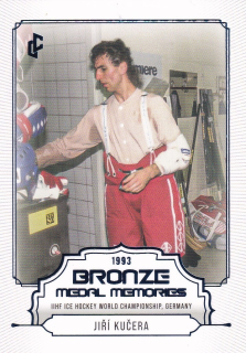 Bronze Medail Memories 1993 30th Anniversary - Jiří KUČERA č. 14 BLUE x/15