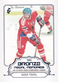 Bronze Medail Memories 1993 30th Anniversary - Radek ŤOUPAL č. 21 BLUE x/15
