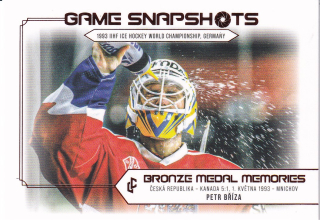 Bronze Medail Memories 1993 30th Anniversary - Petr BŘÍZA č. GS-07 Game Snapshots Red x/25