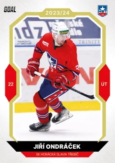23-24 GOAL Cards - Jiří ONDRÁČEK č. 245 GOLD 1of20