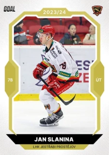 23-24 GOAL Cards - Jan SLANINA č. 257 GOLD 1of20
