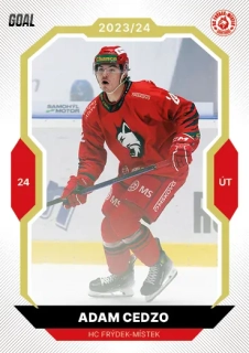23-24 GOAL Cards - Adam CEDZO č. 323 GOLD 1of20