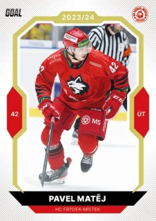 23-24 GOAL Cards - Pavel MATĚJ č. 324 GOLD 1of20