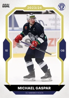 23-24 GOAL Cards - Michael GASPAR č. 349 GOLD 1of20