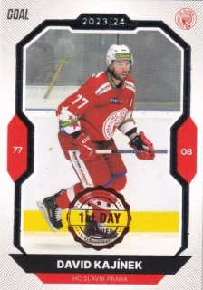 23-24 GOAL Cards - David KAJÍNEK č. 333 1st day issue