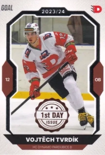 23-24 GOAL Cards - Vojtěch TVRDÍK č. 374 1st day issue