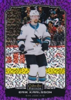 22-23 OPC Platinum - Erik KARLSSON č. 154 VIOLET PIXELS x/299
