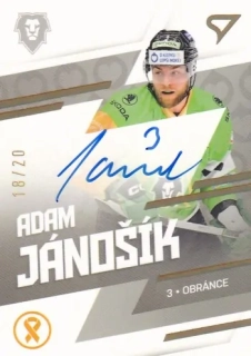 O kapku lepší hokej 2024 - Adam JÁNOŠÍK č. KNS-AJ SIGNATURE 18/20