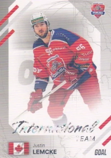 23-24 GOAL Cards - Justin LEMCKE č. IN-15 Parallel x/19