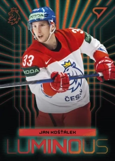 2024 Hokejové Česko - Jan KOŠŤÁLEK č. LS-10 RED
