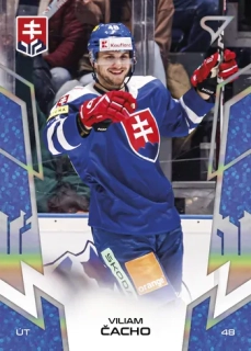 2024 Hokejové Slovensko - Viliam ČACHO č. 28 BLUE