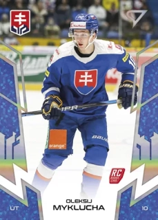 2024 Hokejové Slovensko - Oleksij MYKLUCHA č. 48 BLUE