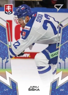 2024 Hokejové Slovensko - Juraj ŠIŠKA č. 55 BLUE