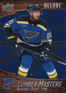 23-24 Allure - Brandon SAAD č. LM-6 Lumber Masters