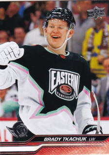23-24 UD Extended - Brady TKACHUK č. 661