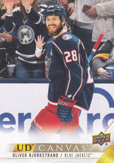 22-23 Upper Deck Series 1 - Oliver BJORKSTRAND č. C25 UD Canvas