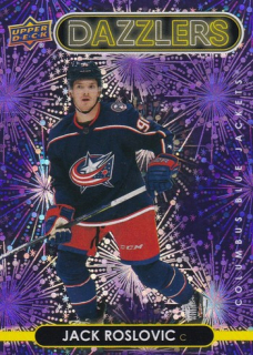 21-22 Upper Deck Series 2 - Jack ROSLOVIC č. DZ-64 Dazzlers Purple