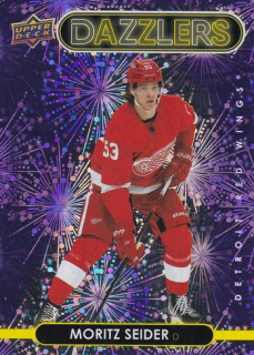21-22 Upper Deck Series 2 - Moritz SEIDER č. DZ-67 Dazzlers Purple