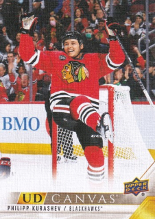 21-22 Upper Deck Series 2 - Philipp KURASHEV č. C138 UD CANVAS