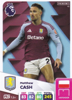 24-25 Panini Premier League - Matthew CASH č. 48