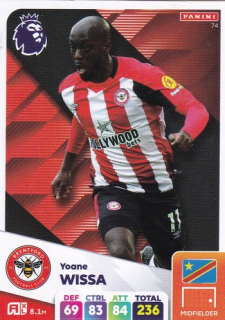 24-25 Panini Premier League - Yoane WISSA č. 74