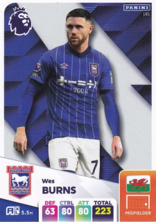 24-25 Panini Premier League - Wes BURNS č. 181