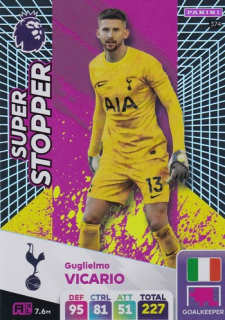 24-25 Panini Premier League - Guglielmo VICARIO č. 374 Super Stopper