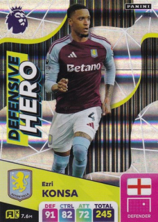 24-25 Panini Premier League - Ezri KONSA č. 381 Defensive Hero