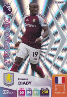 24-25 Panini Premier League - Moussa DIABY č. 417 Hypersonic