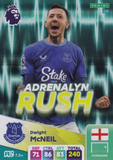 24-25 Panini Premier League - Dwight McNEIL č. 428 Adrenalyn Rush