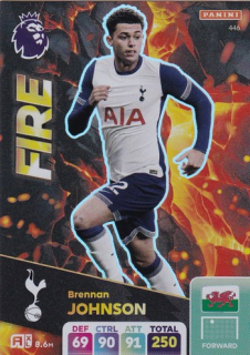 24-25 Panini Premier League - Brennan JOHNSON č. 446 Fire