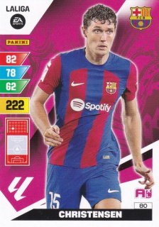 23-24 Panini LaLiga - CHRISTENSEN č. 80