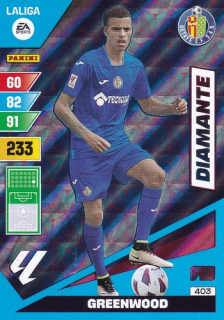 23-24 Panini LaLiga - GREENWOOD č. 403 Diamante
