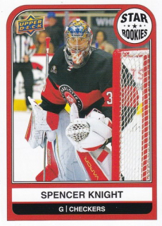23-24 UD AHL - Spencer KNIGHT č. 114 Star Rookies