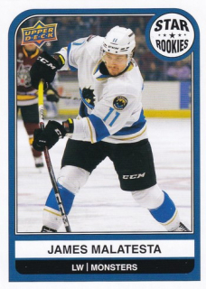 23-24 UD AHL - James MALATESTA č. 134 Star Rookie