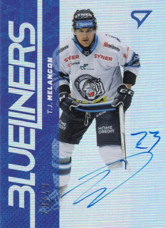 24-25 TELH - T.J. MELANCON č. BLS-TM Blueliners Auto 20/49