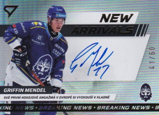 24-25 TELH - Griffin MENDEL č. NAS-GM New Arrivals Auto 41/60