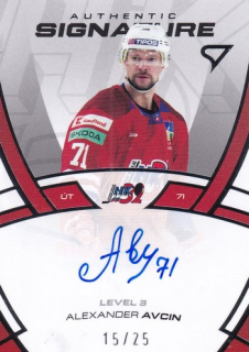 24-25 TIPOS - Alexander AVCIN č. SL3-AA Authentic Signature 15/25